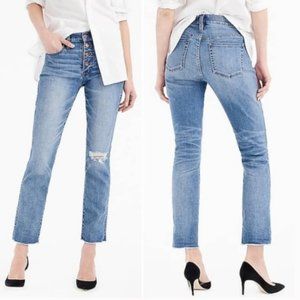 J. Crew Vintage Straight Denim Jeans Size 23
